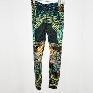 Amanda Sage Shaman Vision Leggings – S Visionary Art Festival Yoga Pants